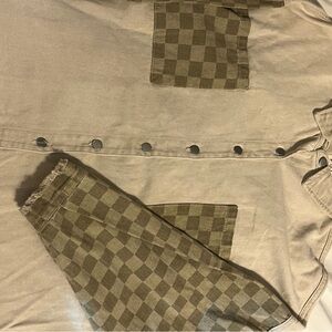 POL Cream Textured Fabric